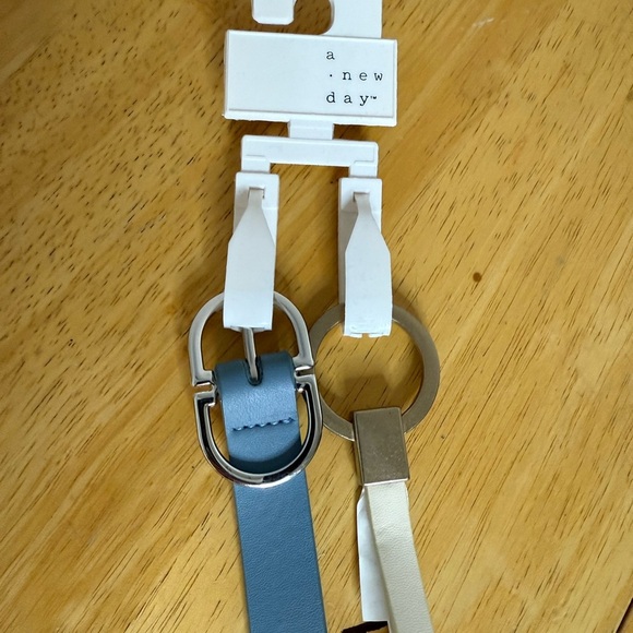 NWT A New Day Belt Two Pieces White And Blue Size Small - Picture 2 of 5
